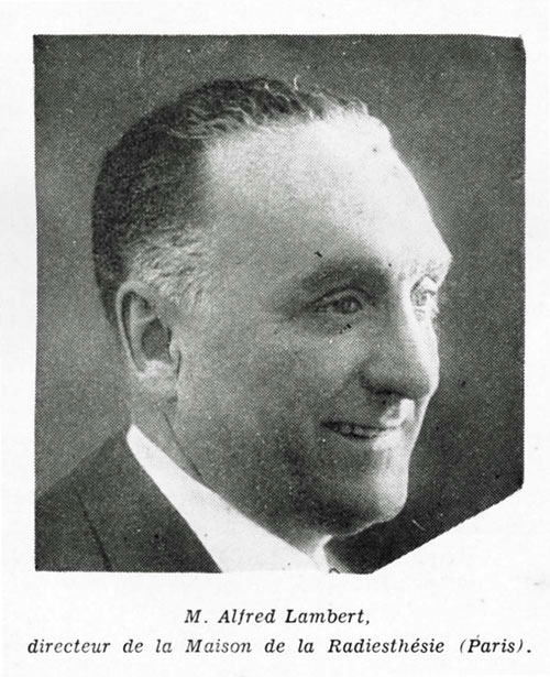 Alfred Lambert lastnik trgovinice Maison De Radiesthesie